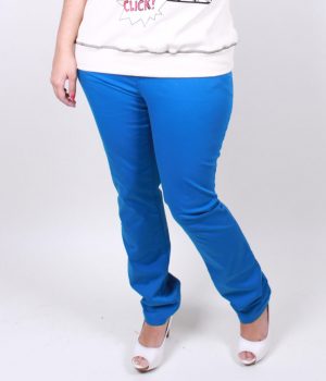 Pantalón loneta semipitillo azulón