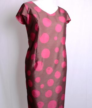 Vestido coctel topos