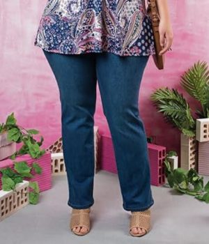 Denim elástico recto