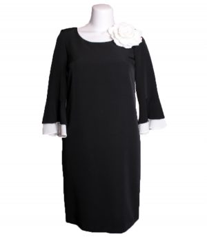 Vestido cóctel, flor