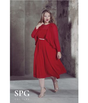 Capelina de gasa abierta