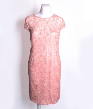 Vestido cóctel encaje y lentejuela