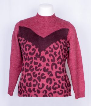 Jersey de punto, animal print