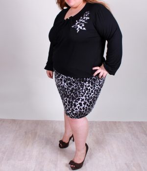 Vestido animal print