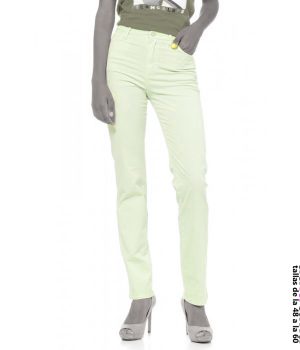 Pantalón loneta recto, manzana