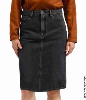 Falda denim elástico