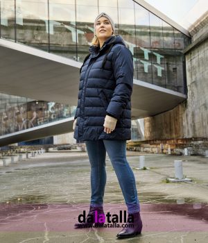 Parca invierno color marino