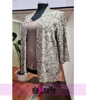 Levita estampada viscosa