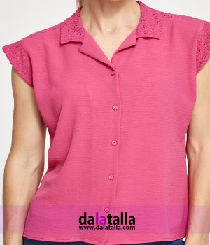 Blusa abierta Piqué