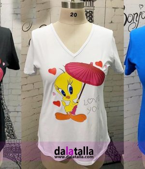 Camiseta algodón piolín