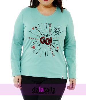 Camiseta algodón, let's go