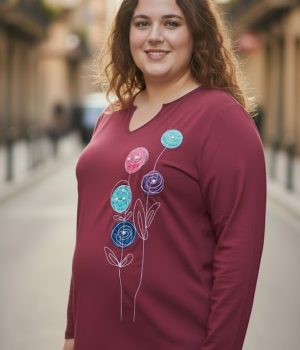 Camiseta algodon, mundo dot