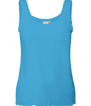 Top básico con puntilla, lencero