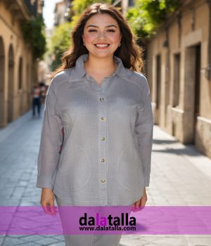 Cazadora denim topos