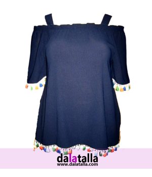Blusa mesonera pompon