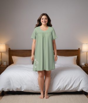 Camisón de algodón orgánico