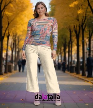 Pantalón micropana botones