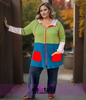 Chaqueta de punto cremallera