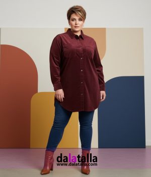 Camisa micropana larga