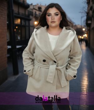 Abrigo paño cruzado