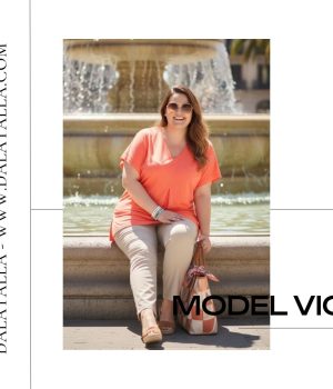 Blusa algodon, Vic coral