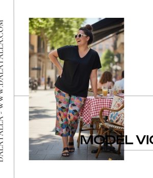 Blusa algodón , Vic negro