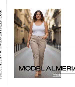 Pantalón algodón Almeria, color arena