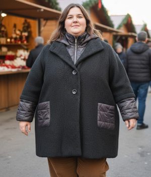 Abrigo / parca coordinada